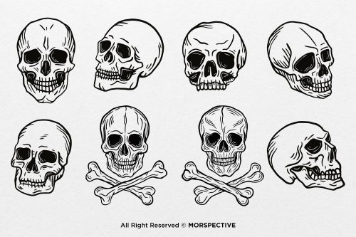 48 Set Bundle Dark Art Skull - Image 6