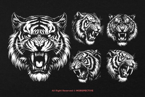 10 Bundle Dark Art Tiger Beast - Image 4