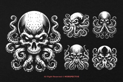 10 Bundle Dark Art Octopus Beast Squid - Image 5