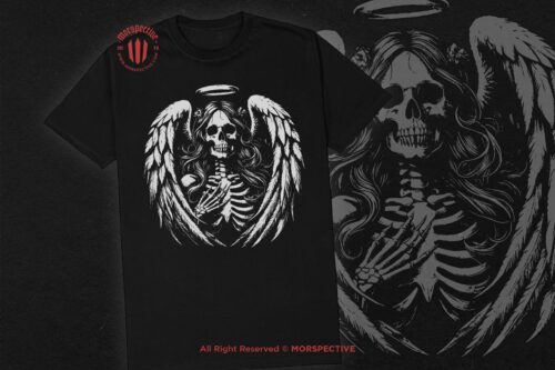 10 Bundle Dark Art Skull Angel Face - Image 2
