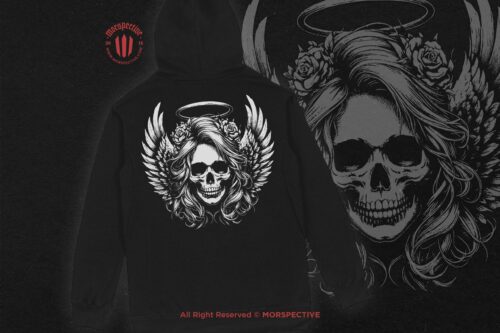 10 Bundle Dark Art Skull Angel Face - Image 4
