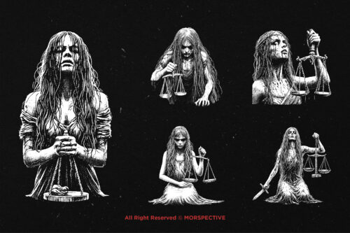 10 Bundle Dark Art Libra Women Zodiac - Image 3
