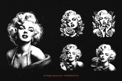 10 Bundle Dark Art Marilyn Monroe - Image 3