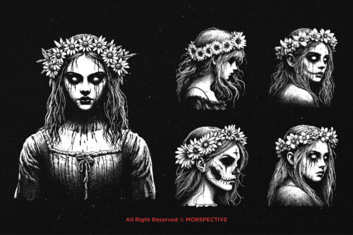 10 Bundle Dark Art Virgo Women Zodiac - Image 3