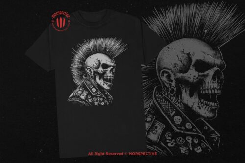 10 Bundle Dark Art Punk Skull Head - Image 2