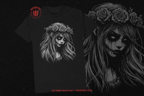 10 Bundle Dark Art Skull Girl Rose - Image 2