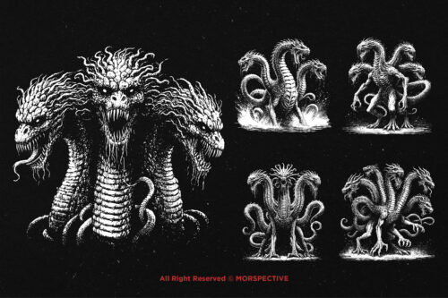 10 Bundle Dark Art Hydra Dragon Head - Image 5