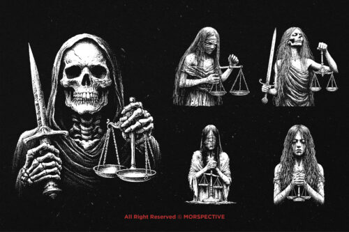10 Bundle Dark Art Libra Women Zodiac - Image 5