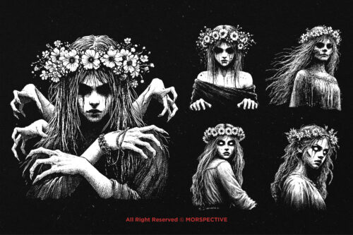 10 Bundle Dark Art Virgo Women Zodiac - Image 5