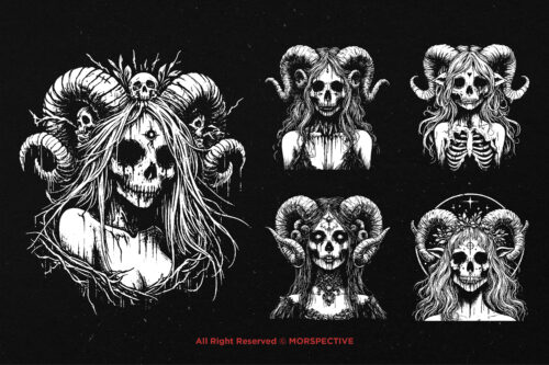 10 Bundle Dark Art Nymph Girl Fairy Elf - Image 5