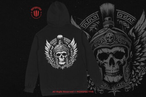 10 Bundle Dark Art Roman Skull Statue - Image 4