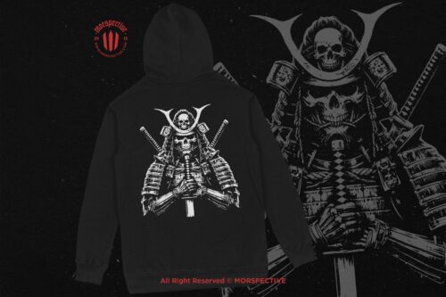 10 Bundle Dark Art Japan Samurai Skull - Image 4