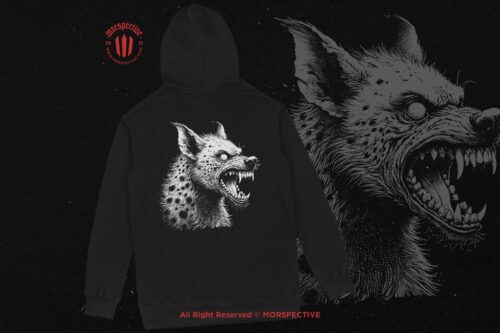 10 Bundle Dark Art Hyena Head - Image 4