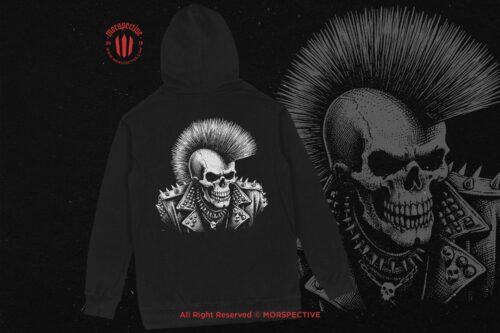 10 Bundle Dark Art Punk Skull Head - Image 4