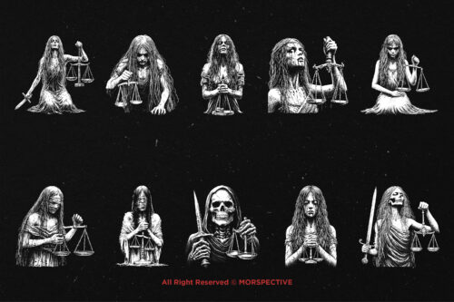 10 Bundle Dark Art Libra Women Zodiac - Image 6