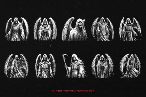 10 Bundle Dark Art Nazgul Angel Death - Image 6