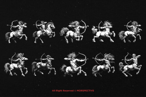 10 Bundle Dark Art Sagittarius Zodiac - Image 6