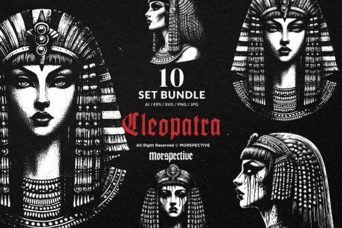 10 Bundle Dark Art Cleopatra