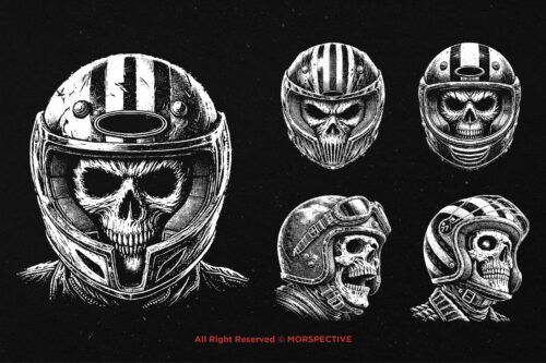 10 Bundle Dark Art Skull Rider - Image 3