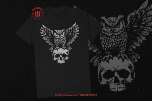 10 Bundle Dark Art Owl Bird - Image 2