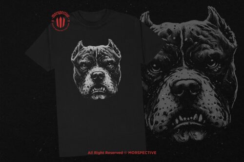 10 Bundle Dark Art Pitbull Dog - Image 2