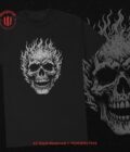 10 Bundle Dark Art Flamming Skull Fire - Image 2