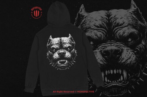 10 Bundle Dark Art Pitbull Dog - Image 4