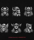 10 Bundle Dark Art Valkyrei Women Mythology - Image 6