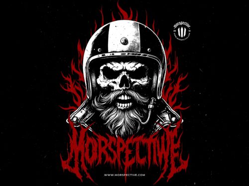 Bearded Biker Skull