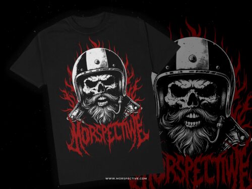 Bearded Biker Skull - Image 3