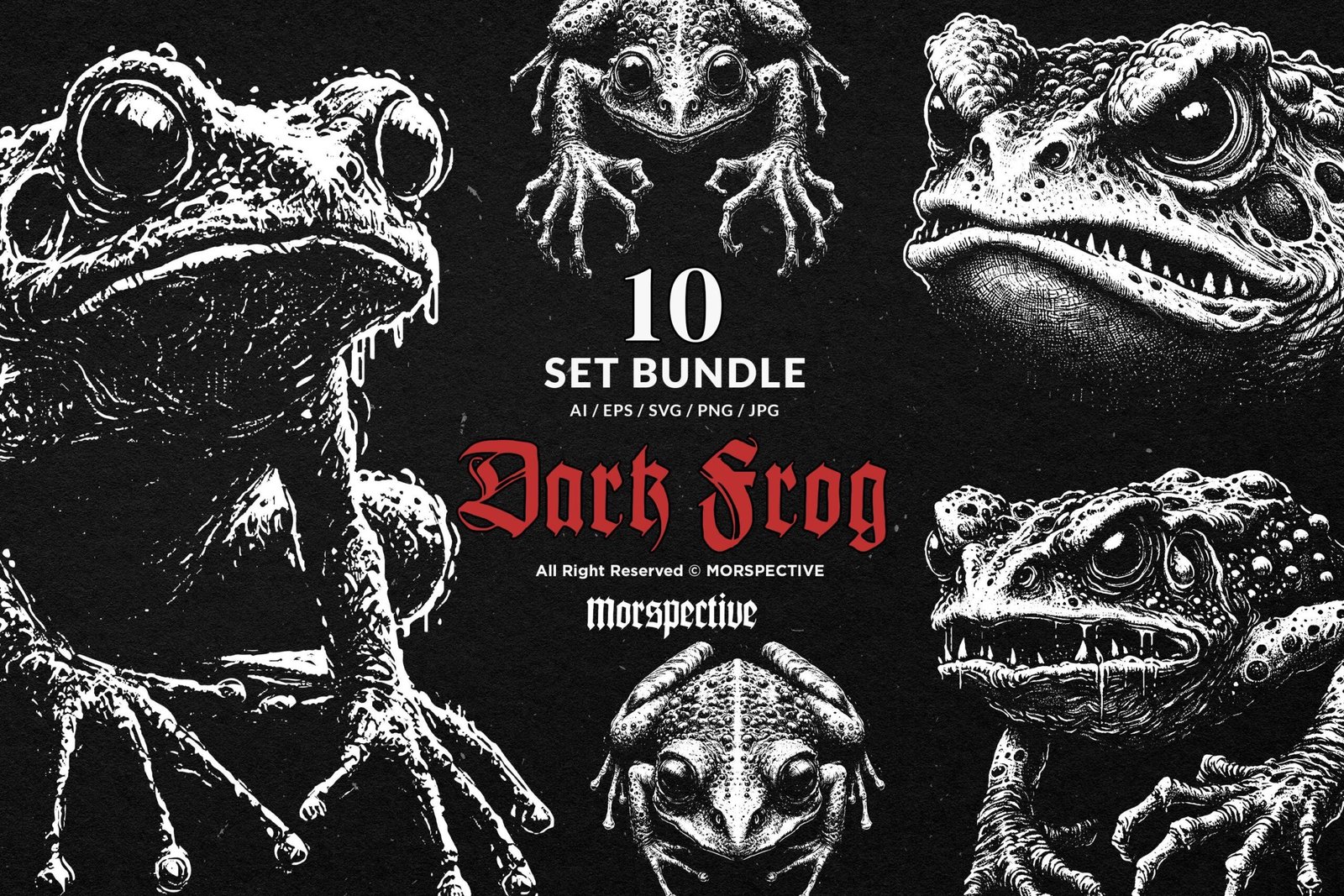 10 Bundle Dark Art Frog 1 10 Bundle Dark Art Frog