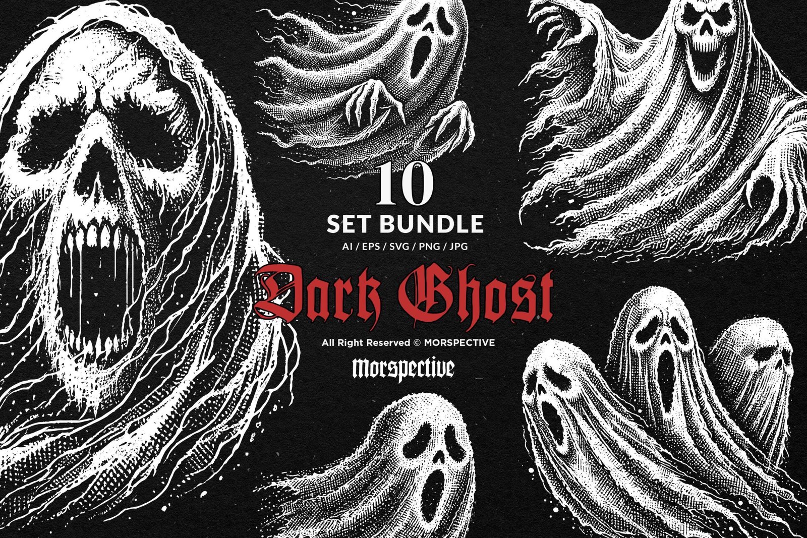 10 Bundle Dark Art Ghost 1 10 Bundle Dark Art Ghost