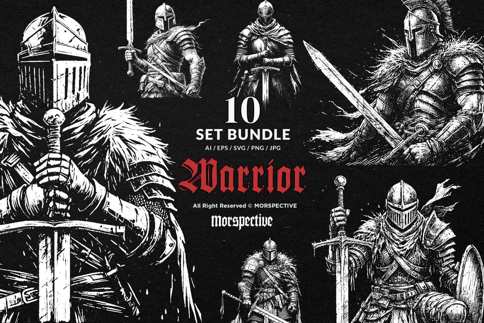 10 Bundle Dark Art Warrior 1 10 Bundle Dark Art Warrior