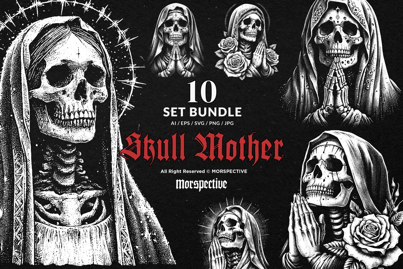 10 Bundle Dark Art Mother Skull 1 10 Bundle Dark Art Mother Skull
