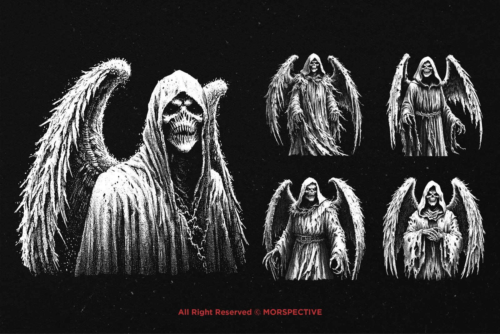 10 Bundle Dark Art Nazgul Angel 3 10 Bundle Dark Art Nazgul Angel - Image 3