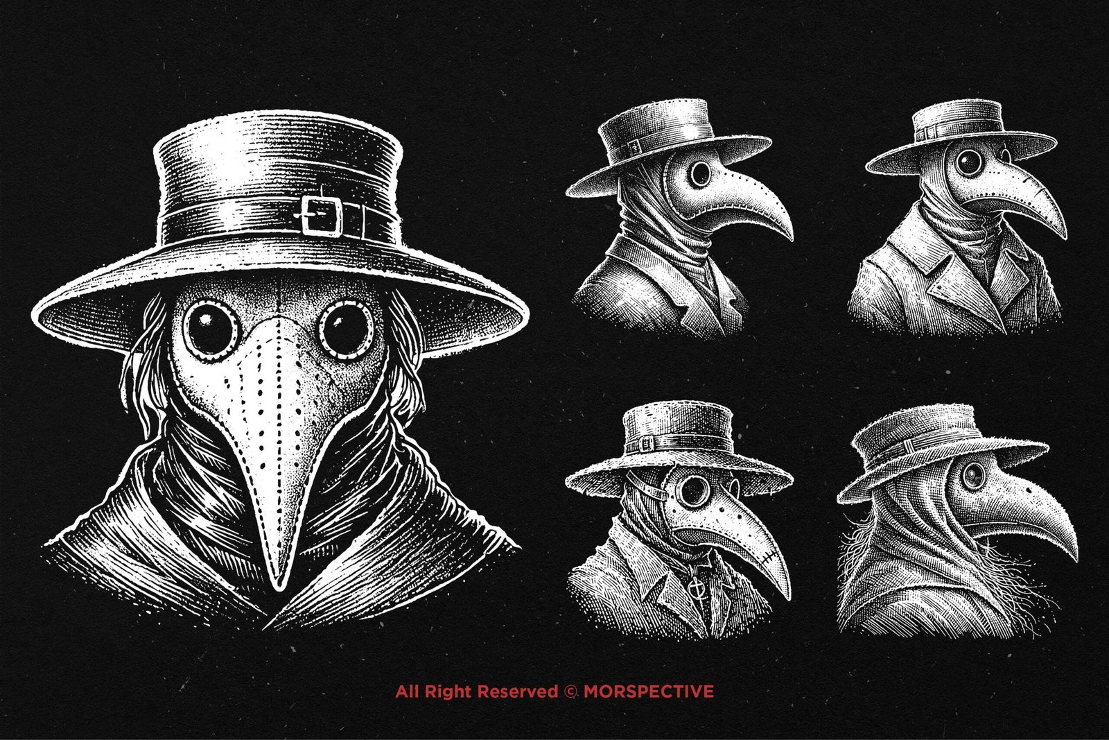 10 Bundle Dark Art Plague Doctor 3 10 Bundle Dark Art Plague Doctor - Image 3