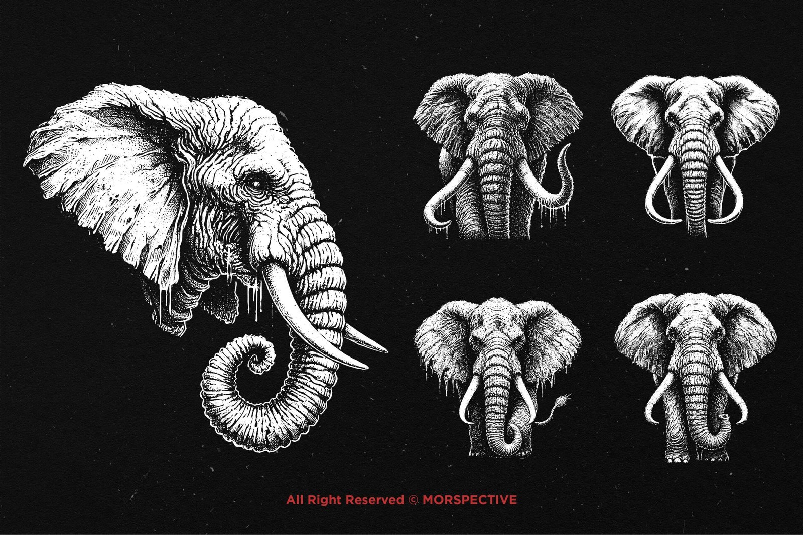 10 Bundle Dark Art Elephant 3 10 Bundle Dark Art Elephant - Image 3