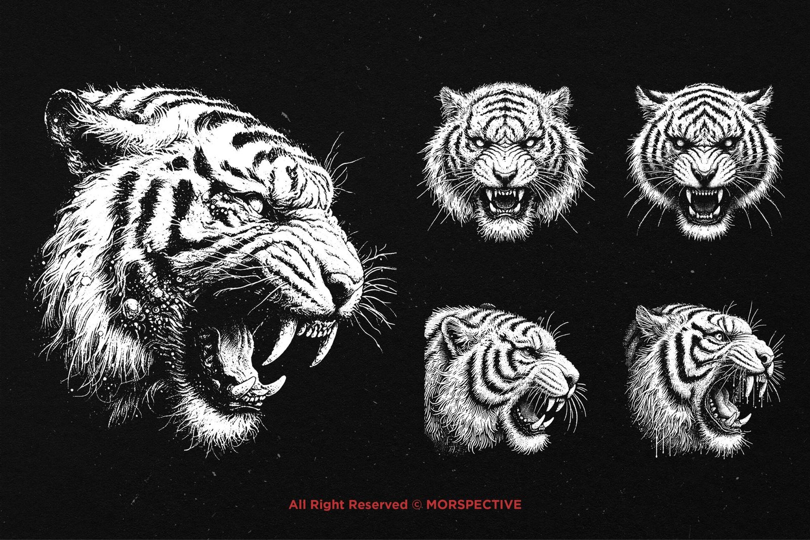 10 Bundle Dark Art White Tiger 3 10 Bundle Dark Art White Tiger - Image 3