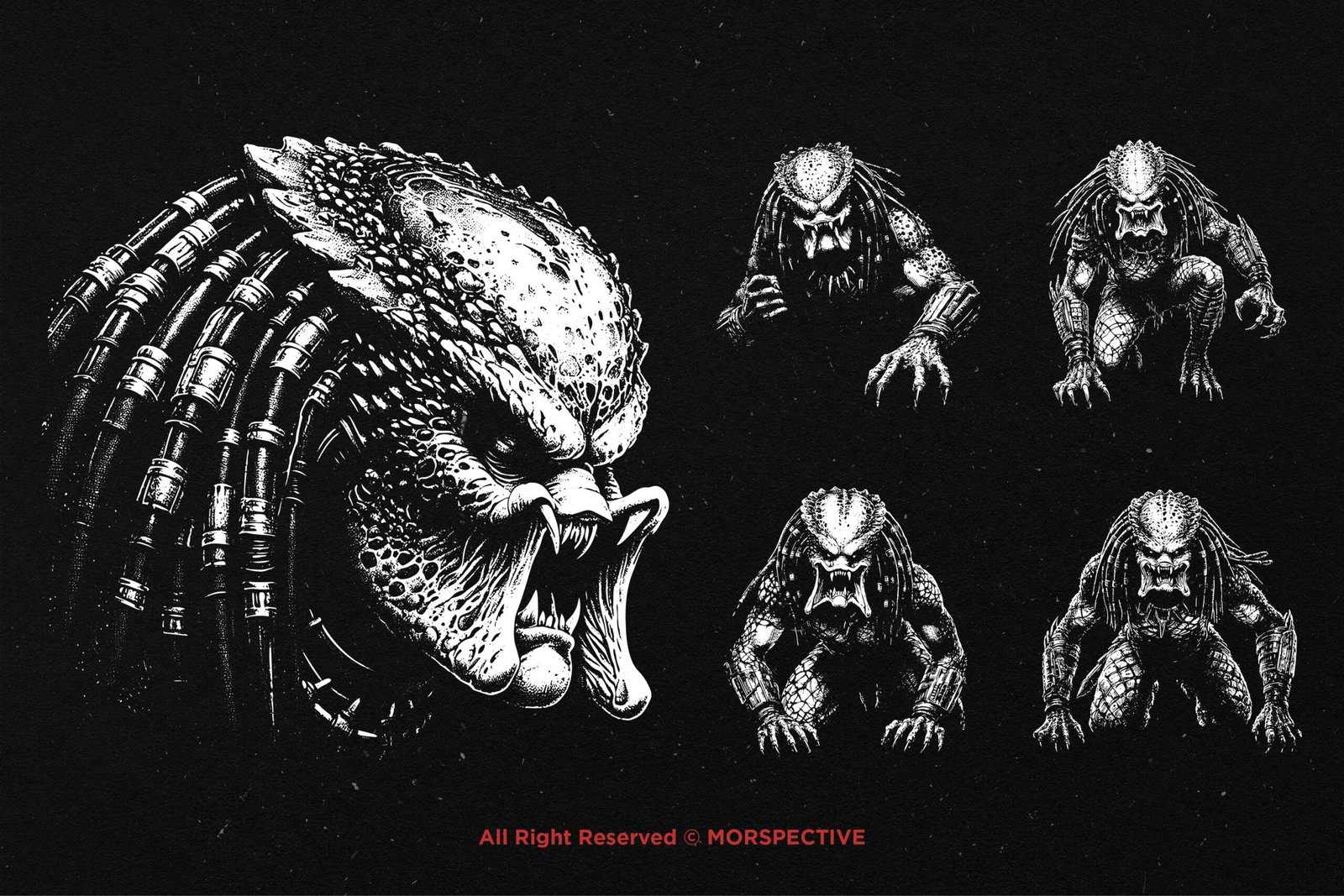 10 Bundle Dark Art Monster Predator 3 10 Bundle Dark Art Monster Predator - Image 3