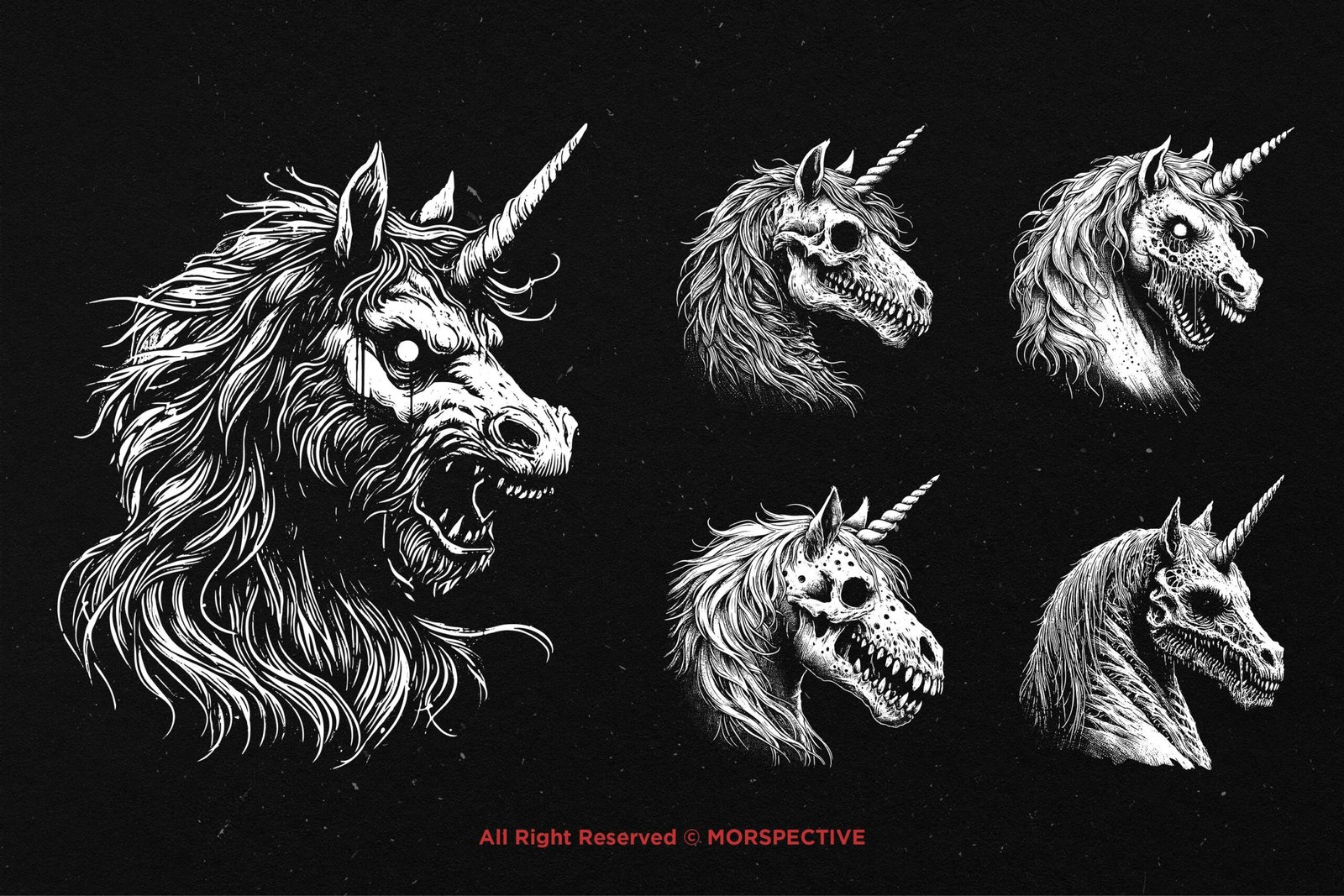 10 Bundle Dark Art Unicorn 3 10 Bundle Dark Art Unicorn - Image 3