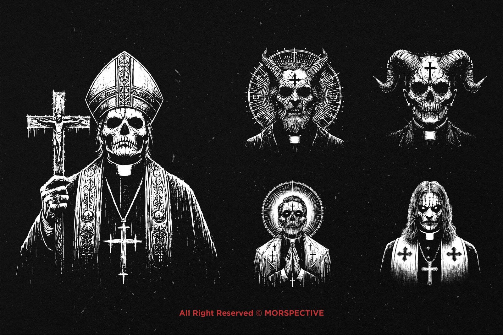 10 Bundle Dark Art Priest Devil 3 10 Bundle Dark Art Priest Devil - Image 3