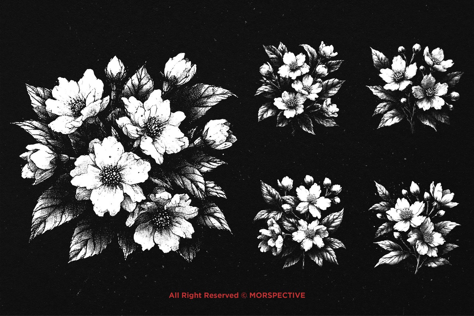 10 Bundle Dark Art Jasmine Flower 3 10 Bundle Dark Art Jasmine Flower - Image 3
