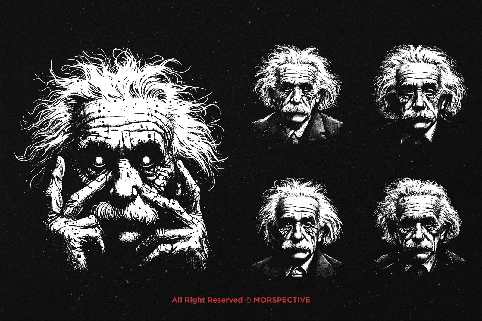 10 Bundle Dark Art Einstein Scientist 3 10 Bundle Dark Art Einstein Scientist - Image 3
