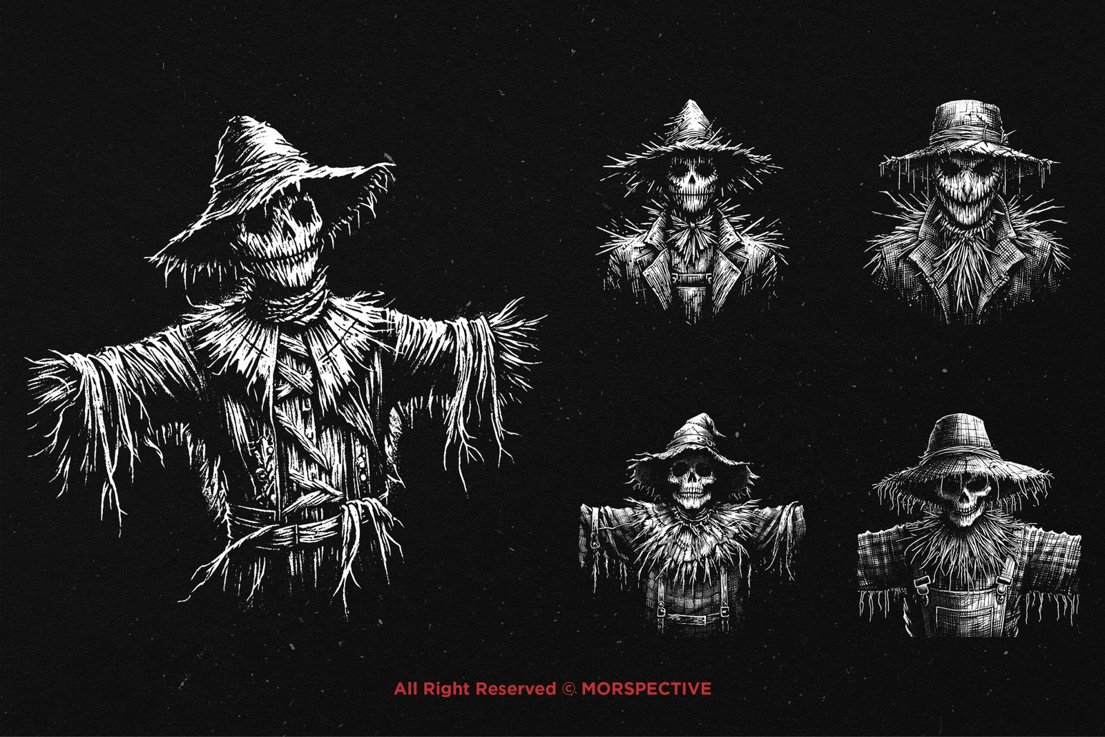 10 Bundle Dark Art Scarecrow Doll 3 10 Bundle Dark Art Scarecrow Doll - Image 3