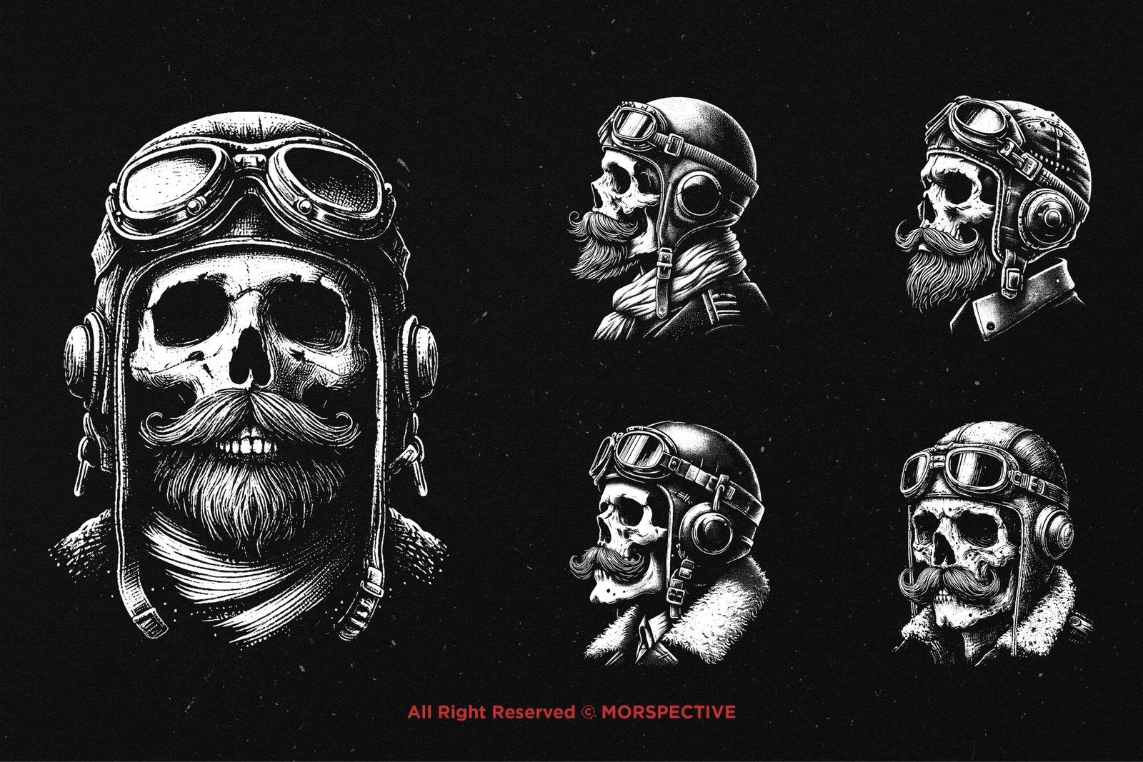 10 Bundle Dark Art Skull Pilot 3 10 Bundle Dark Art Skull Pilot - Image 3
