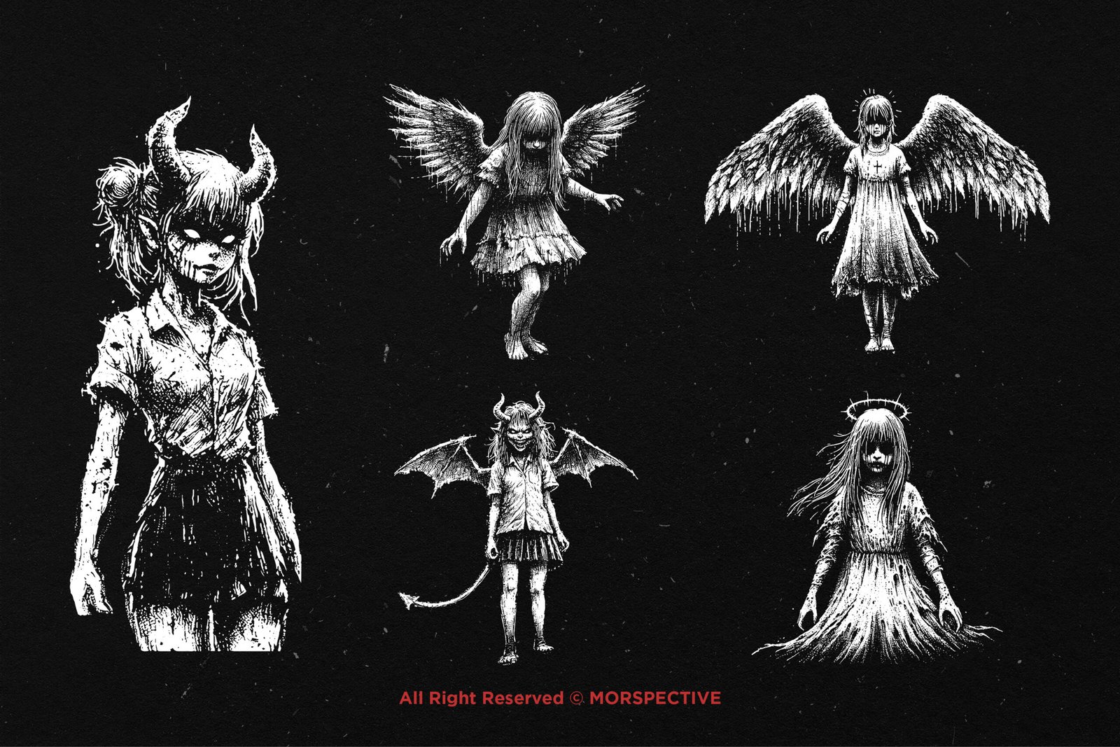 10 Bundle Dark Art Demon Girl 3 10 Bundle Dark Art Demon Girl - Image 3