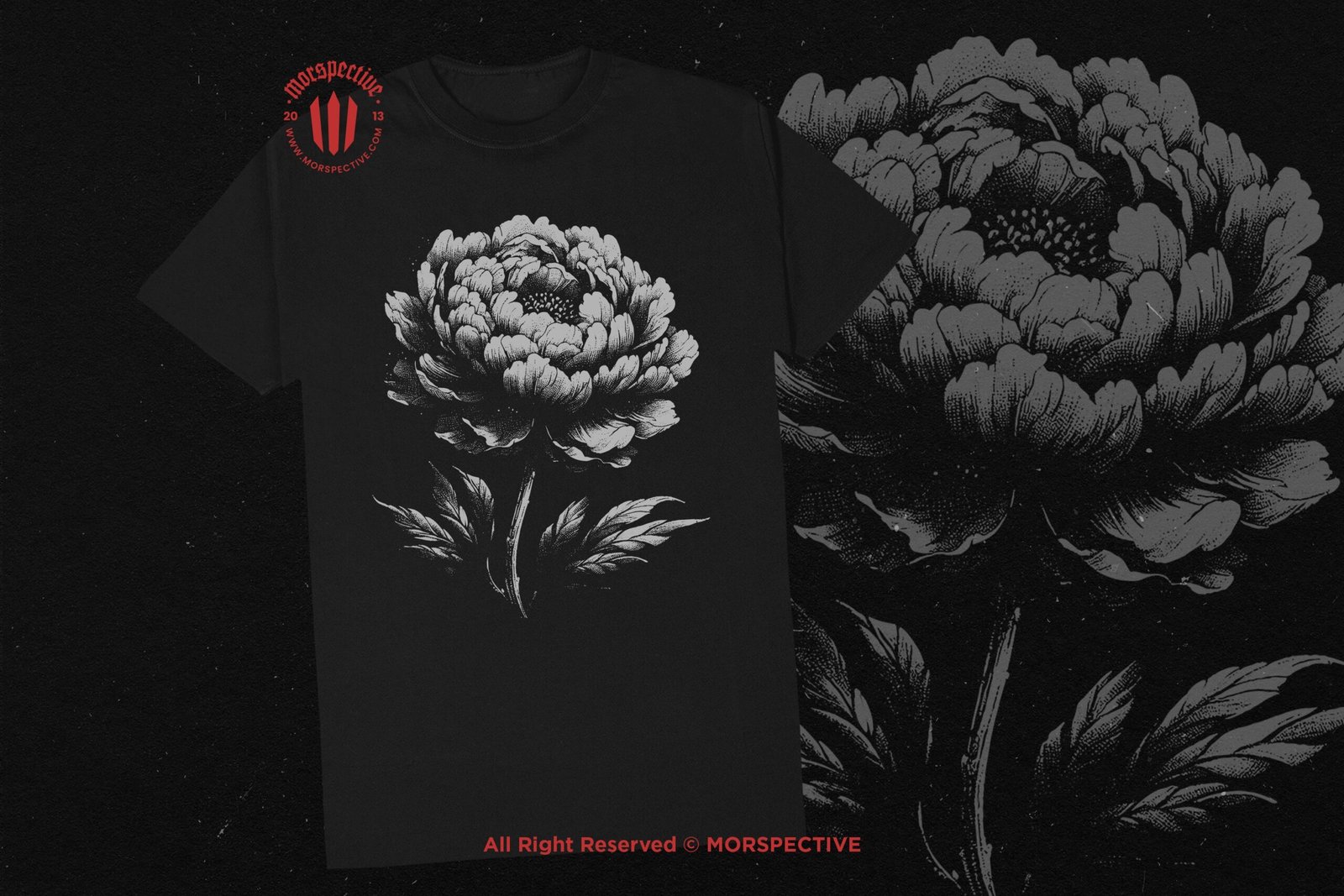 10 Bundle Dark Art Peony Flower 2 10 Bundle Dark Art Peony Flower - Image 2
