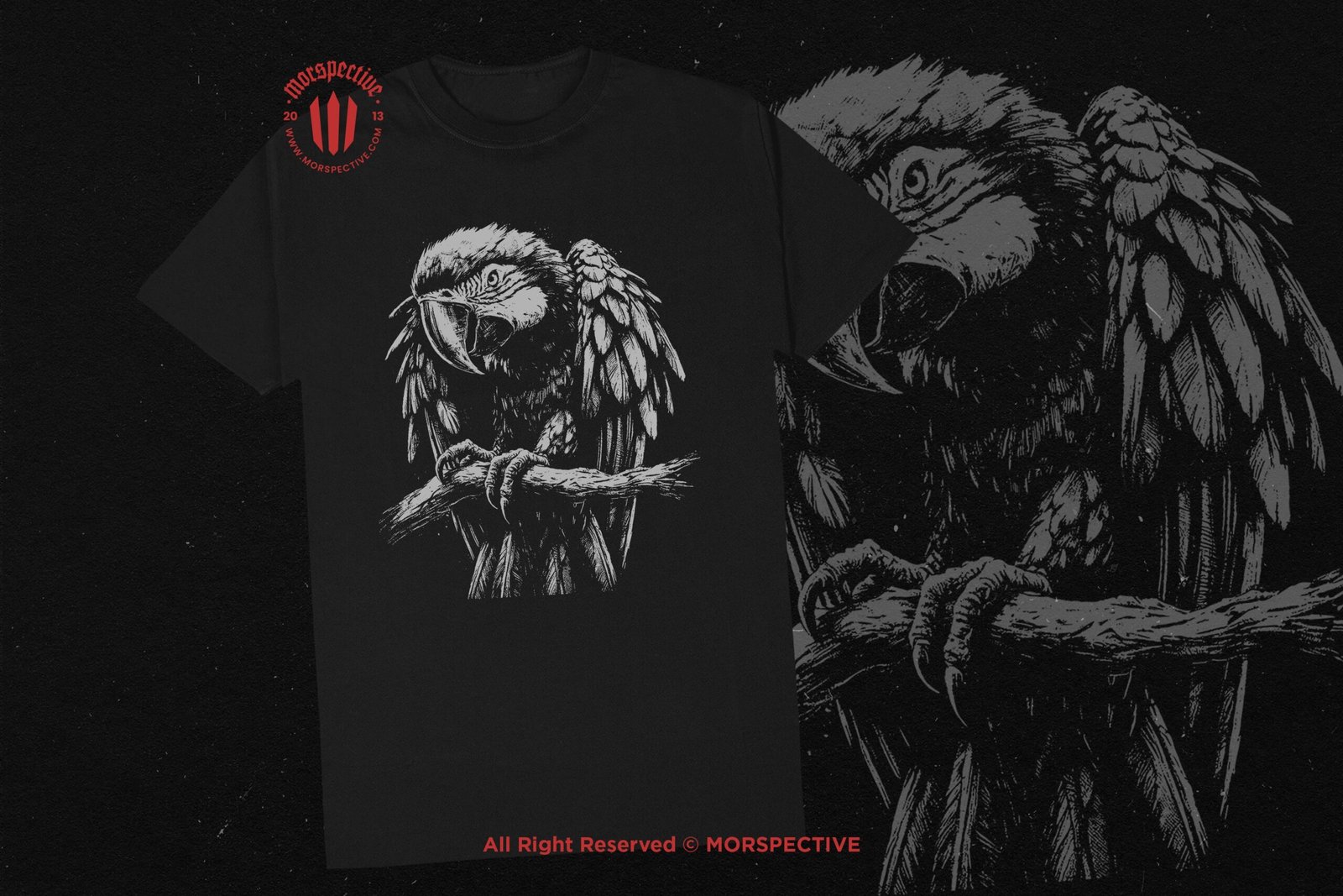 10 Bundle Dark Art Macaw Bird 2 10 Bundle Dark Art Macaw Bird - Image 2
