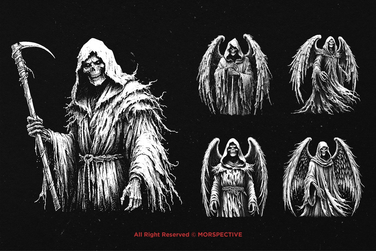 10 Bundle Dark Art Nazgul Angel 4 10 Bundle Dark Art Nazgul Angel - Image 4