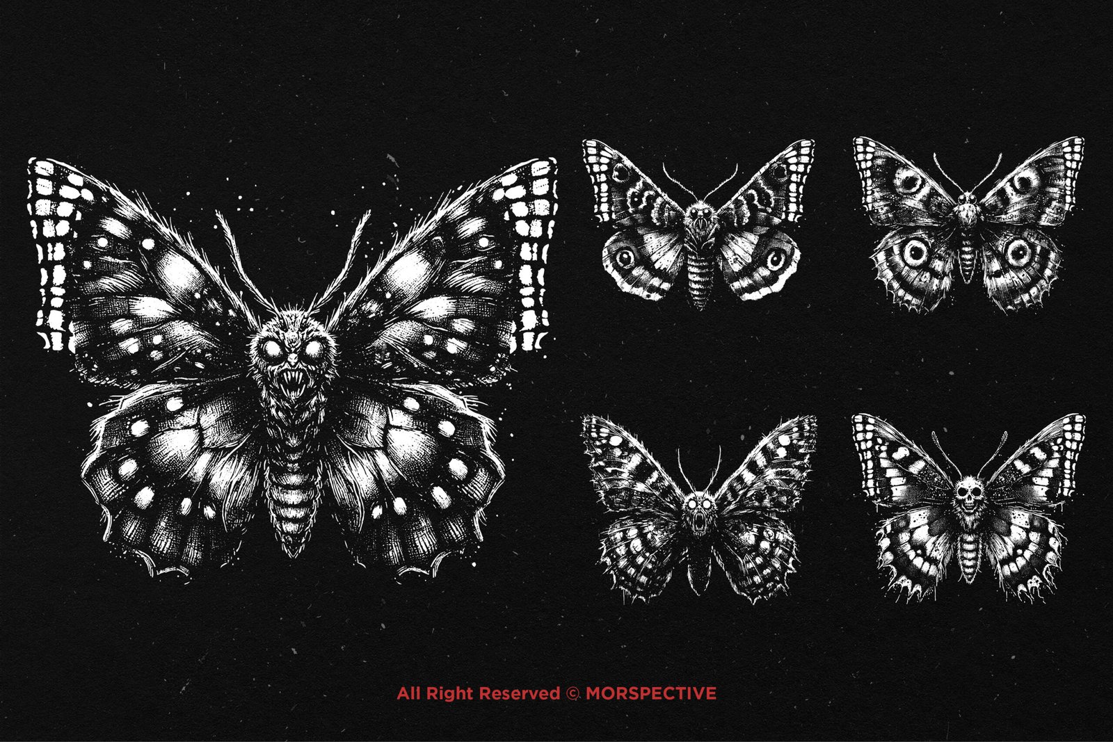 10 Bundle Dark Art Butterfly 4 10 Bundle Dark Art Butterfly - Image 4